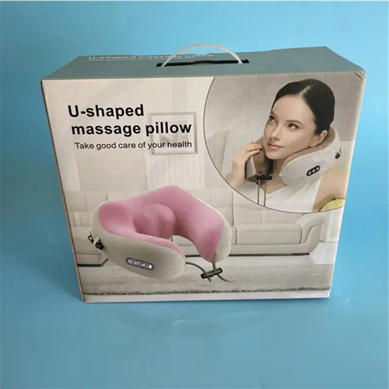 U-Shaped Electric Massage Pillow for Neck & Shoulder Relief