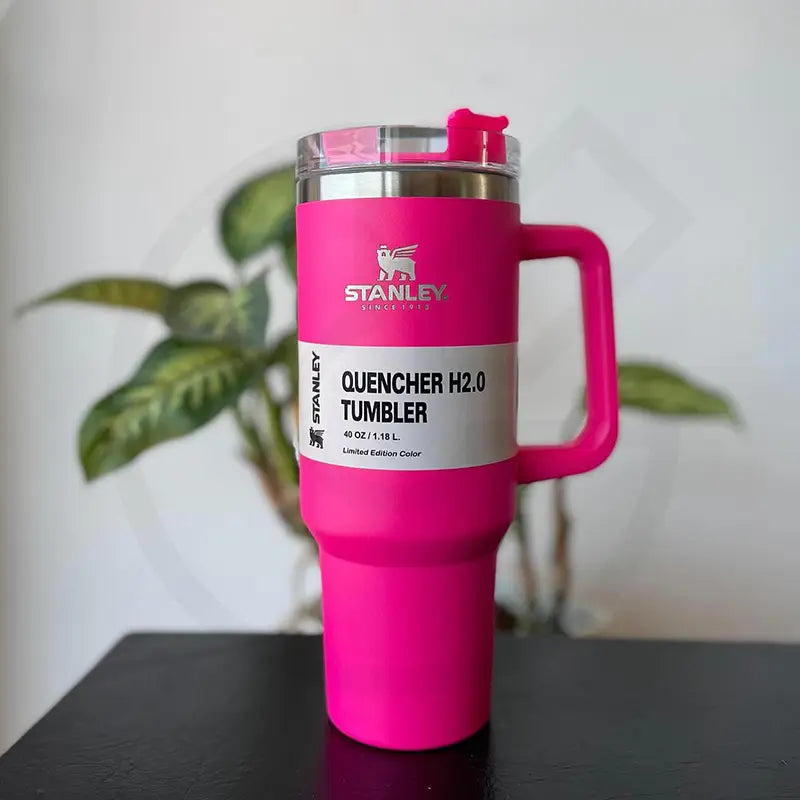 40oz Lavender Tumbler with Handle & Lid – Stainless Steel, Insulated Travel Mug for Hot & Cold Drinks