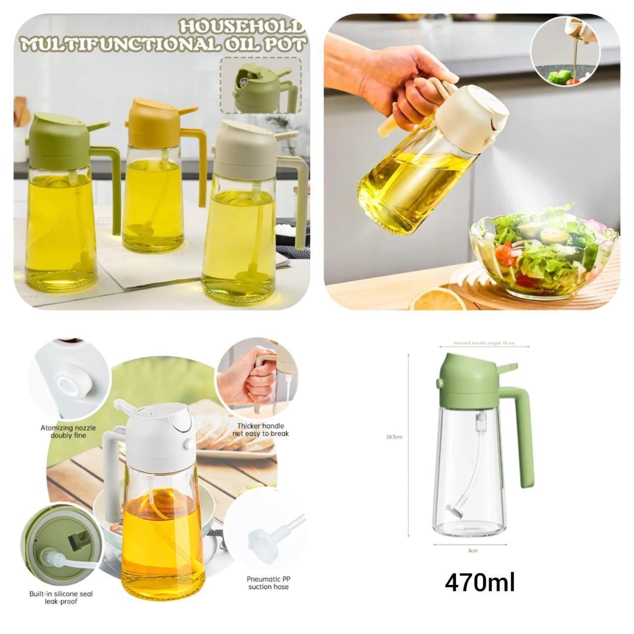 2-in-1 Oil Spray Jug – Cooking & Baking Dispenser
