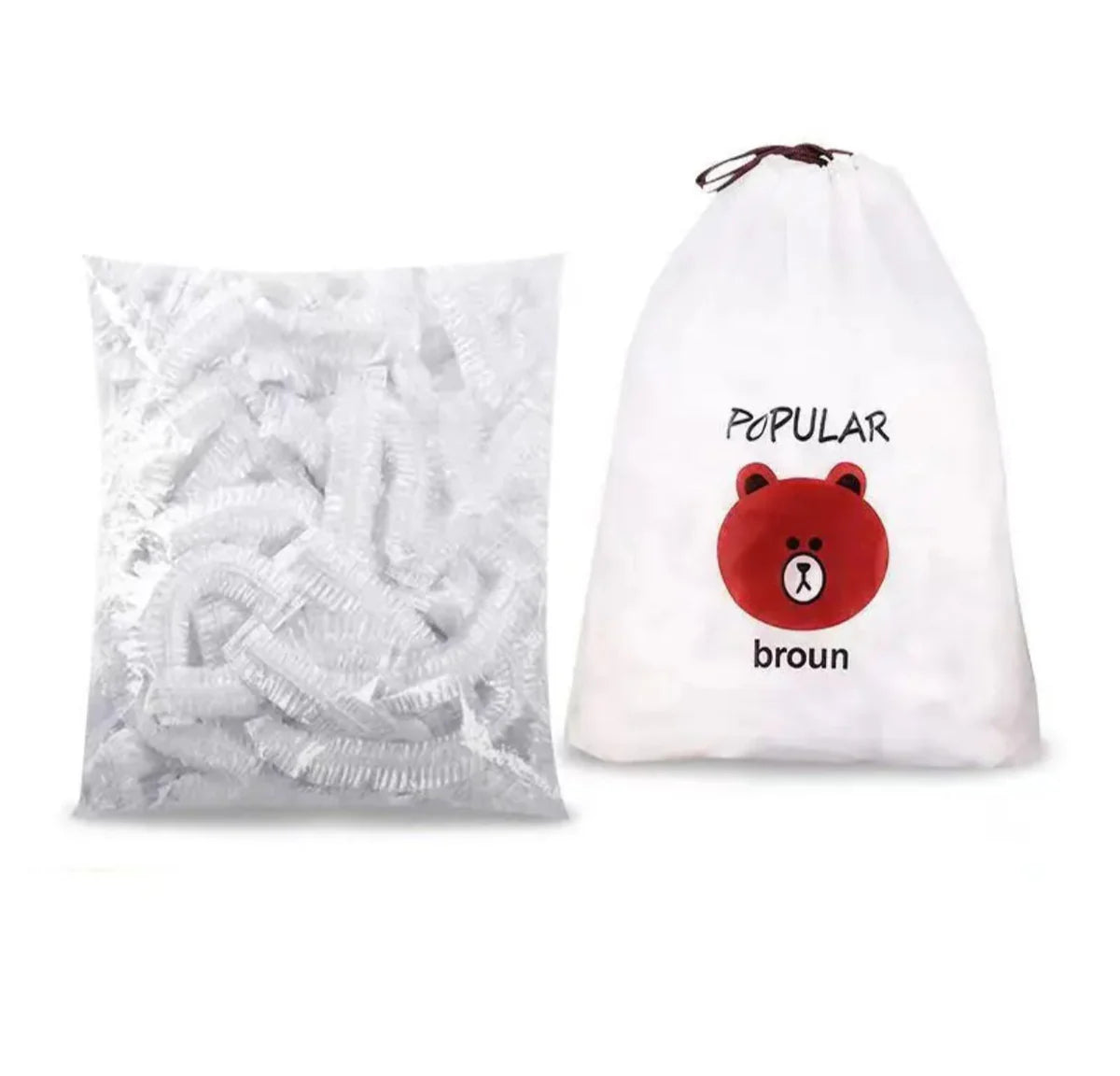 Disposable Food Cover Bags – 100 Pcs Pack