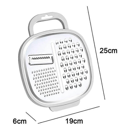 4-in-1 Multi Grater – With Case & Plastic Cover