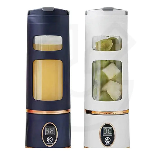 Portable Electric Blender Bottle (LED Display, USB Rechargeable) – Personal Smoothie & Shake Maker