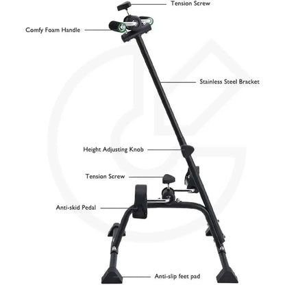 Pedal Exerciser Bike Hand Arm Leg And Knee Peddler Adjustable