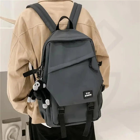 Stylish Unisex Nylon Backpack Lightweight Dual-Shoulder