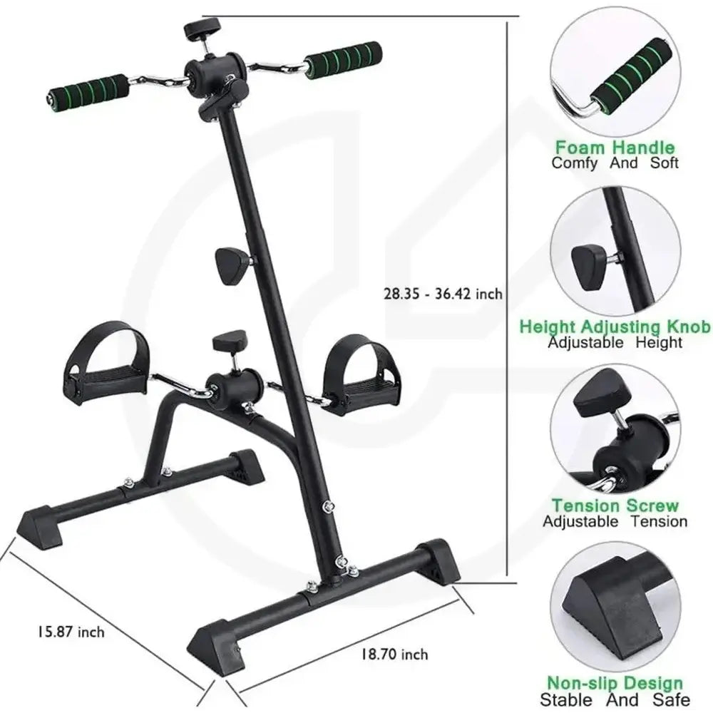 Pedal Exerciser Bike Hand Arm Leg And Knee Peddler Adjustable