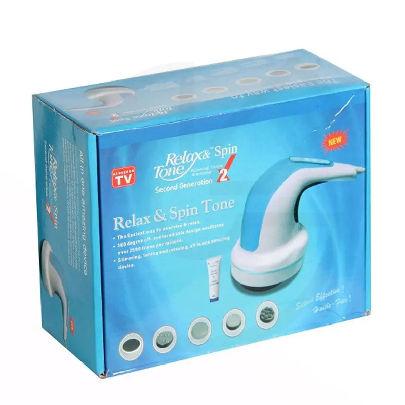 Relax & Spin Tone Slimming and Massager Machine – 5 in 1