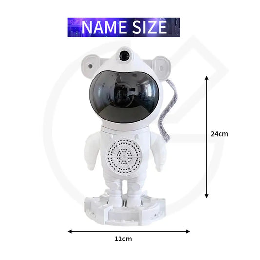 Night Light Laser Ambiance Lamp Bluetooth Speaker Astronaut Nebula Projector