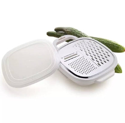 4-in-1 Multi Grater – With Case & Plastic Cover