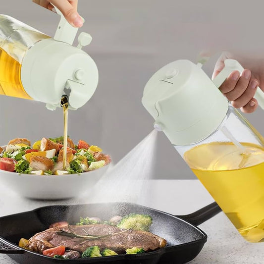 2-in-1 Oil Spray Jug – Cooking & Baking Dispenser
