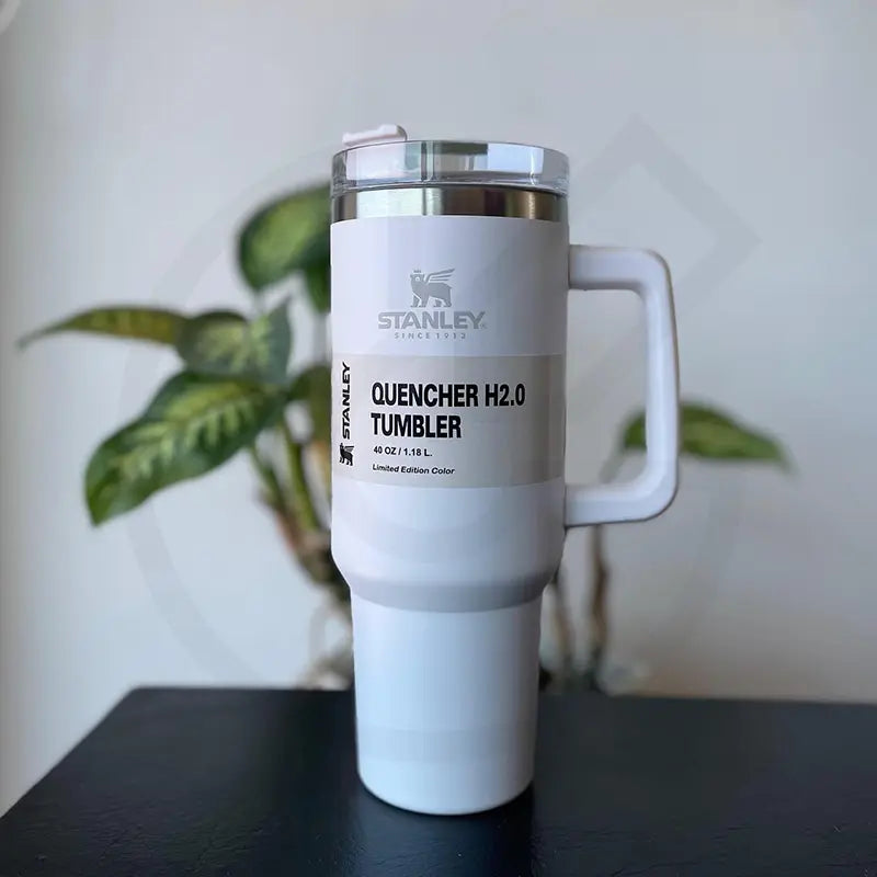 40oz Lavender Tumbler with Handle & Lid – Stainless Steel, Insulated Travel Mug for Hot & Cold Drinks