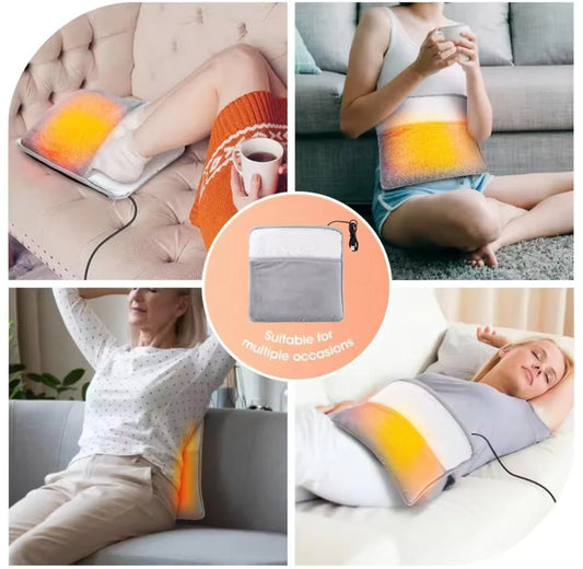 Electric Foot Heating Pad – USB Rechargeable Plush Warmer