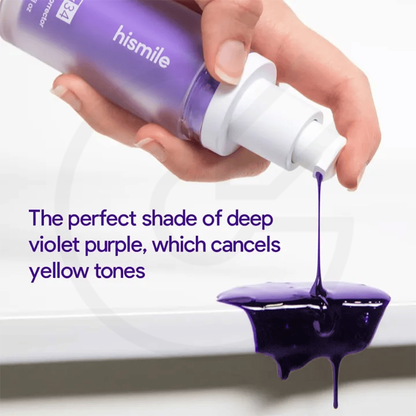 Hismile v34 Colour Corrector Serum Purple Teeth Whitening 