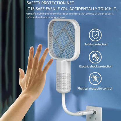 USB Mosquito Swatter Racket – Portable Electric Insect Killer