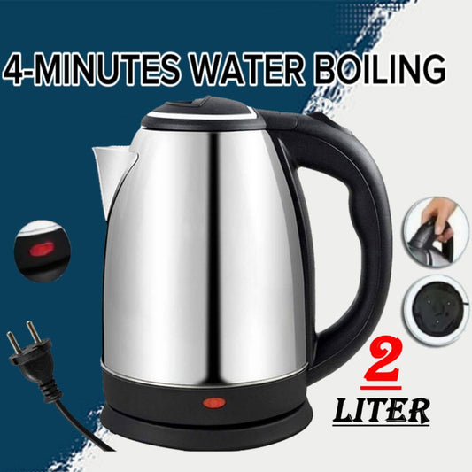 2.0L Automatic Electric Stainless Steel Kettle – With Box
